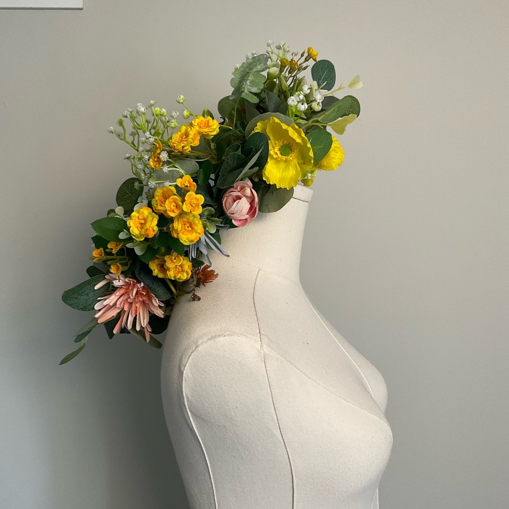 Midsommar Inspired, Custom Handmade Floral Headpiece - Picture 5 of 6